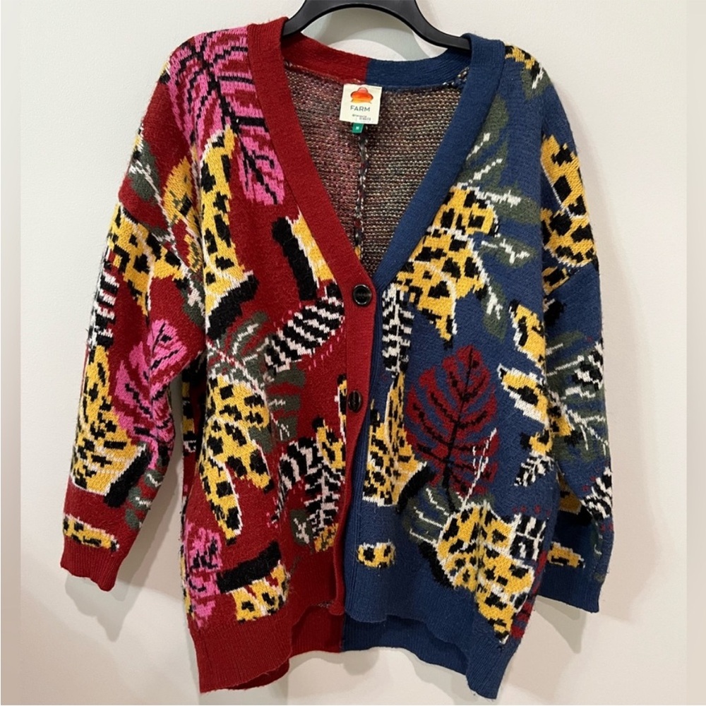 FARM Rio Banana Cardigan Sweater - Picture 2 of 4